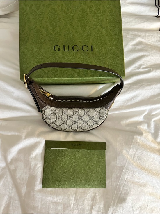 Gucci Handbags - Gucci GG Ophidia Mini  Canvas Bag in Brown and Beige